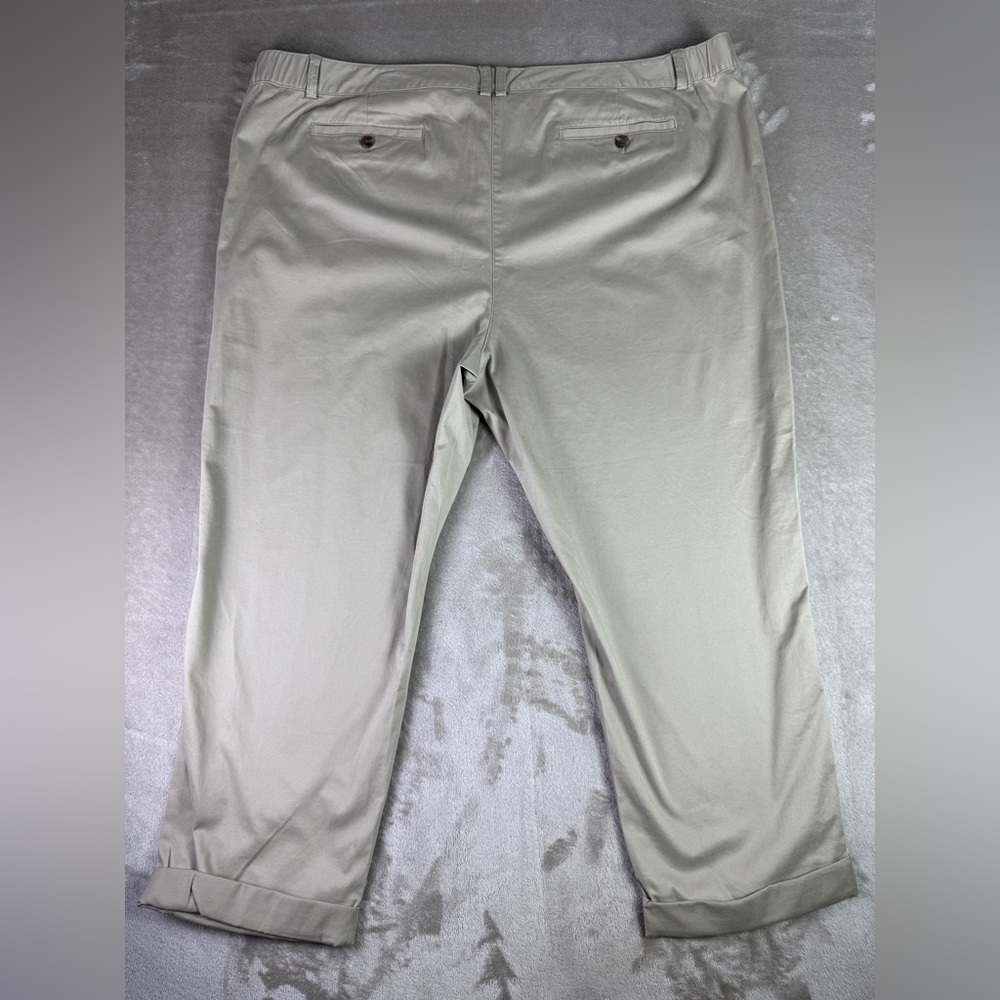 J Jill Pants Womens Size 26W Khaki Chino‎ Pocket Straight Leg Ankle Trouser - Picture 2 of 12